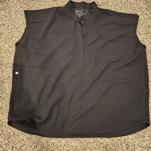 Figs Black Rafaela Scrub Top